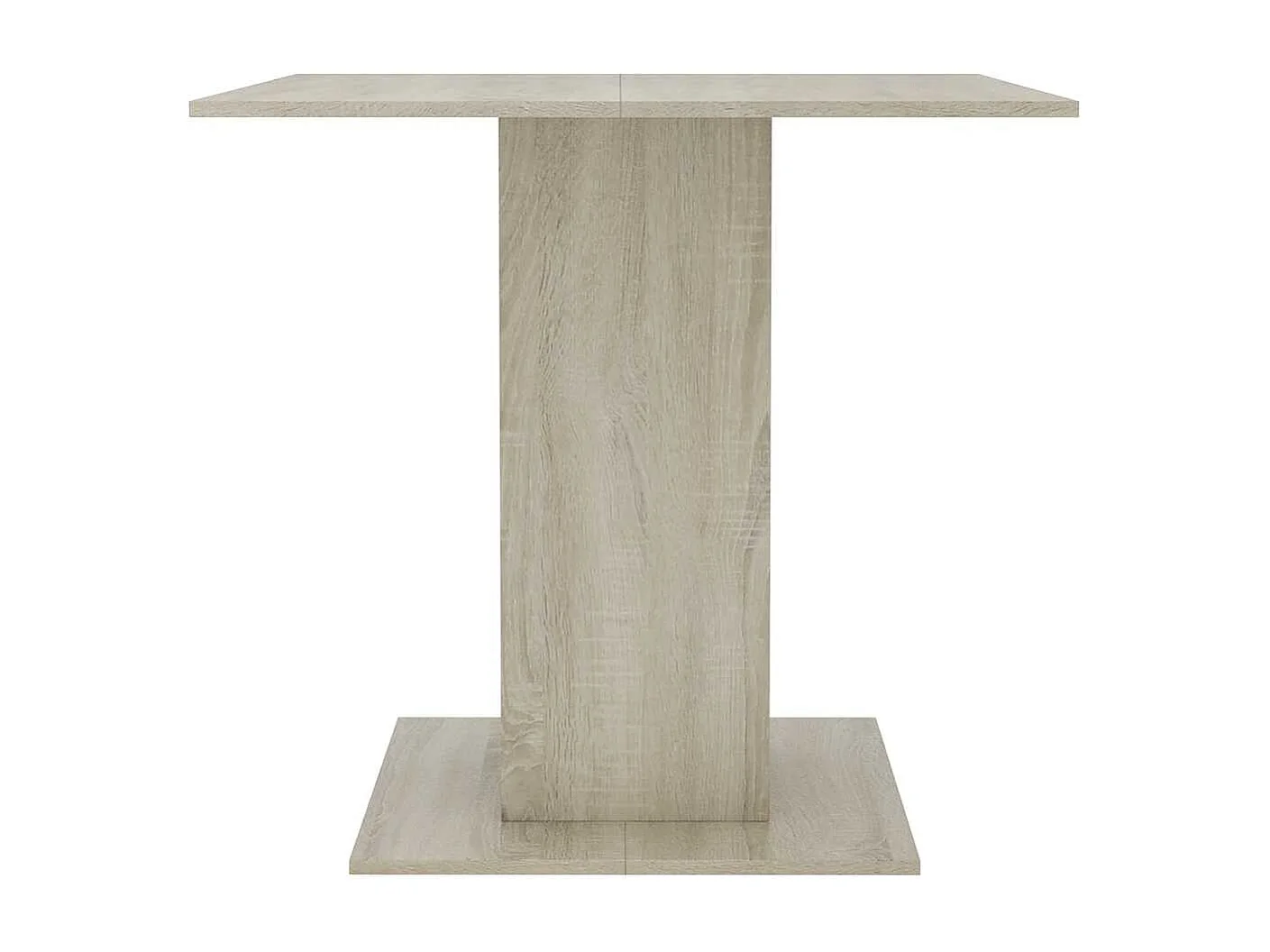 Eettafel 80x80x75 cm spaanplaat sonoma eikenkleurig