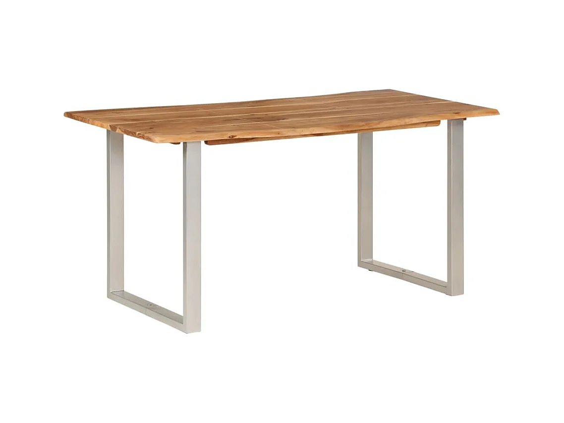Table de salle à manger 154x80x76 cm Bois d'acacia solide