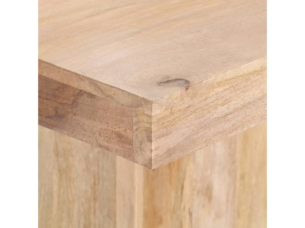 Table de salle à manger 120x120x77 cm Bois de manguier massif