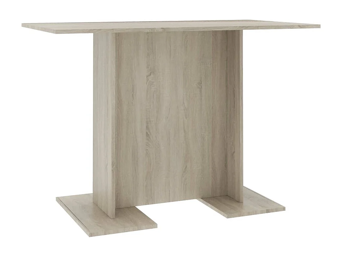 Mesa de jantar 110x60x75 cm contraplacado carvalho sonoma