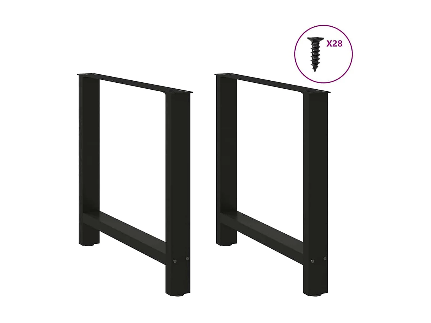 Table à manger marron clair bois de chêne massif rectangulaire