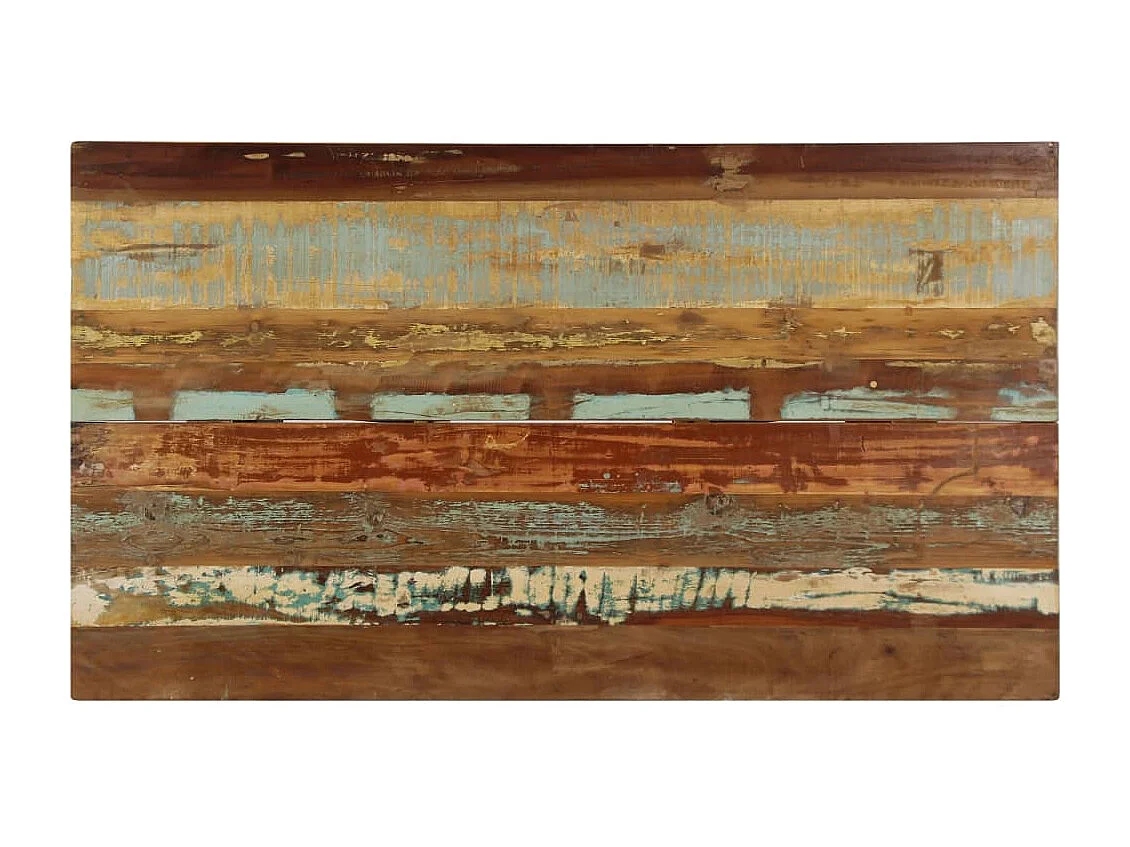 Table de salle à manger 140x80x76cm Bois de récupération massif