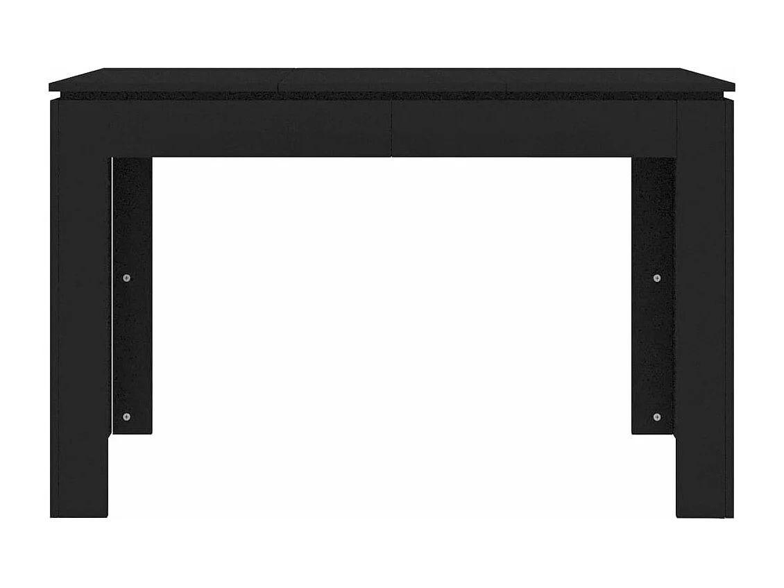 Table de salle à manger Noir 120 x 60 x 76 cm Aggloméré