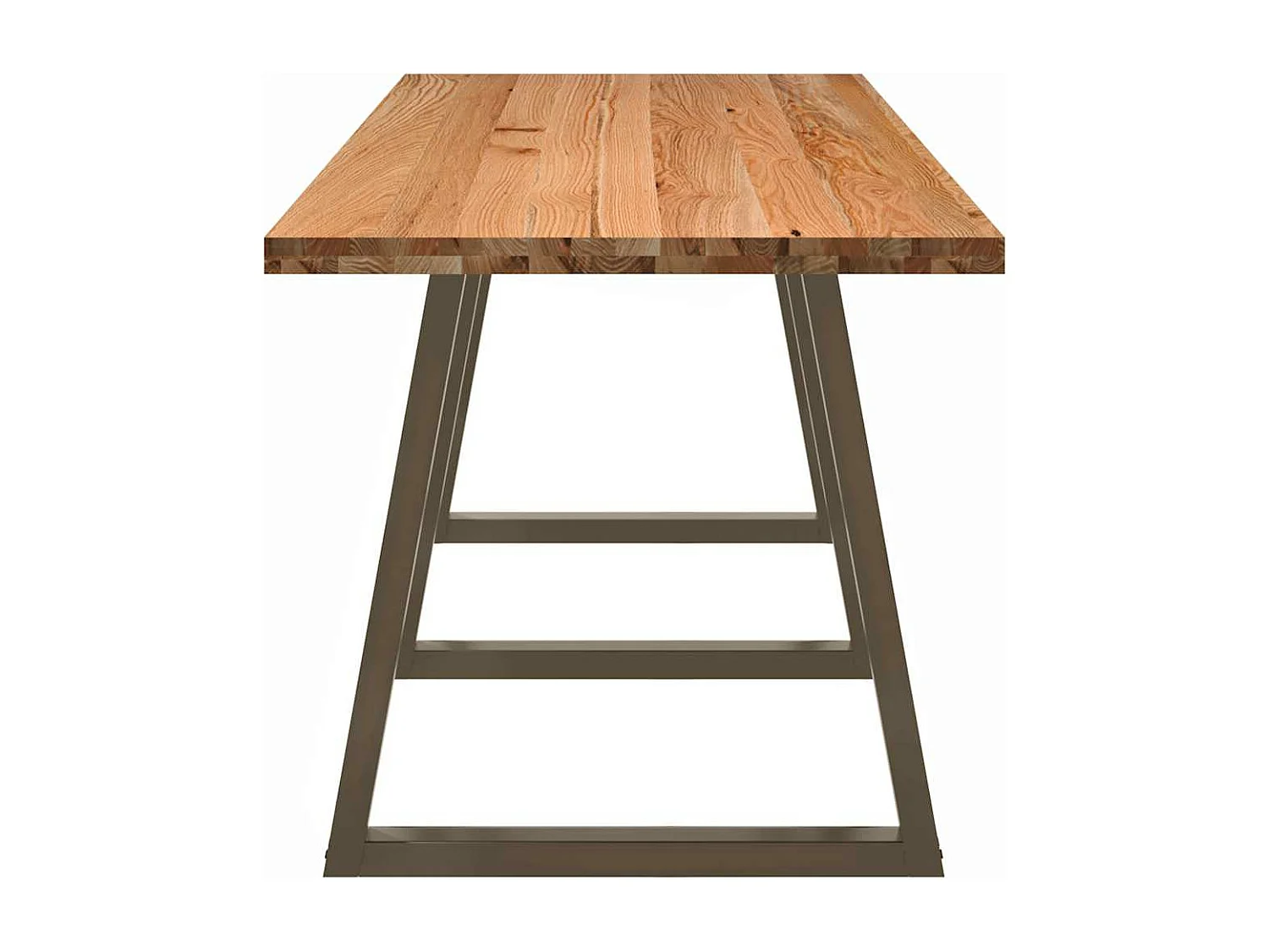 Table à manger marron clair 280x80x74 cm rectangulaire