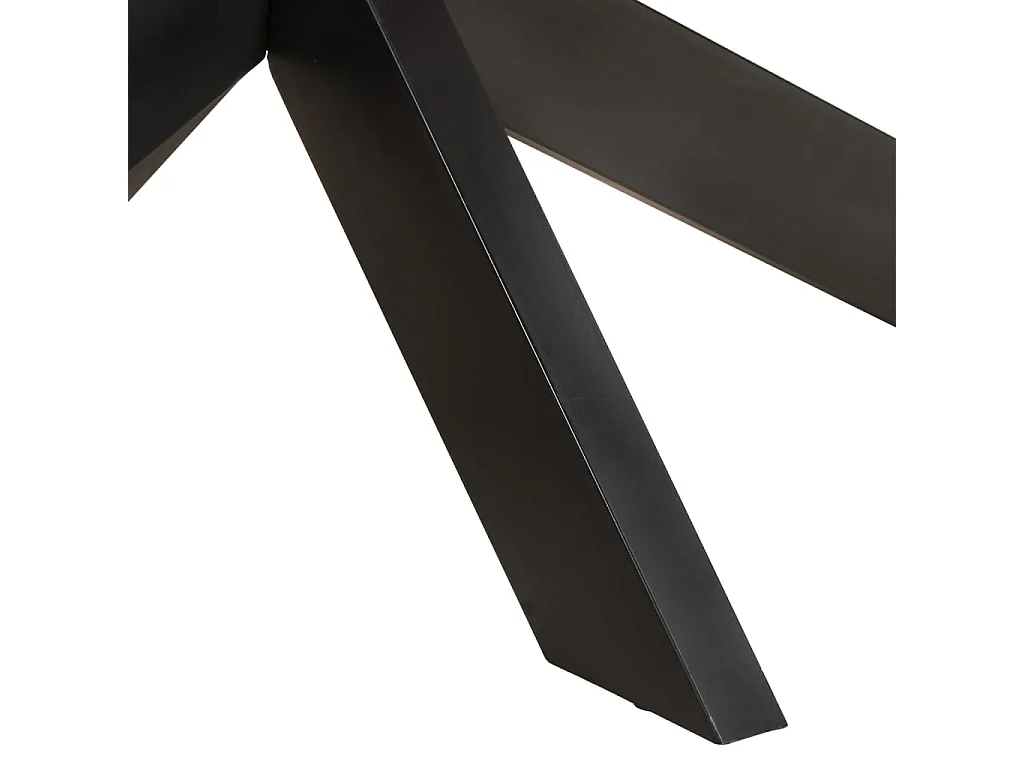 Table à manger ovale 200x100x75 cm Bois de récupération solide