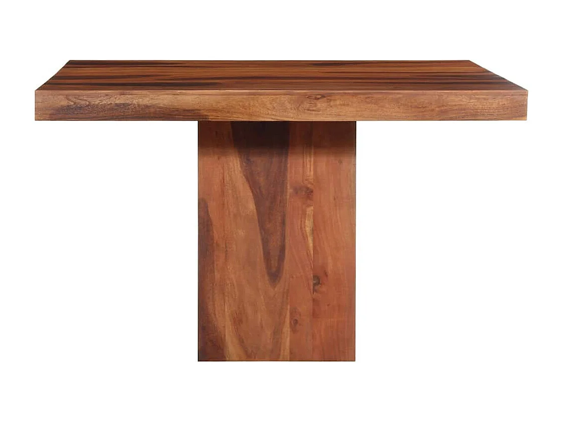 Table à manger 120x120x77 cm bois d'acacia massif