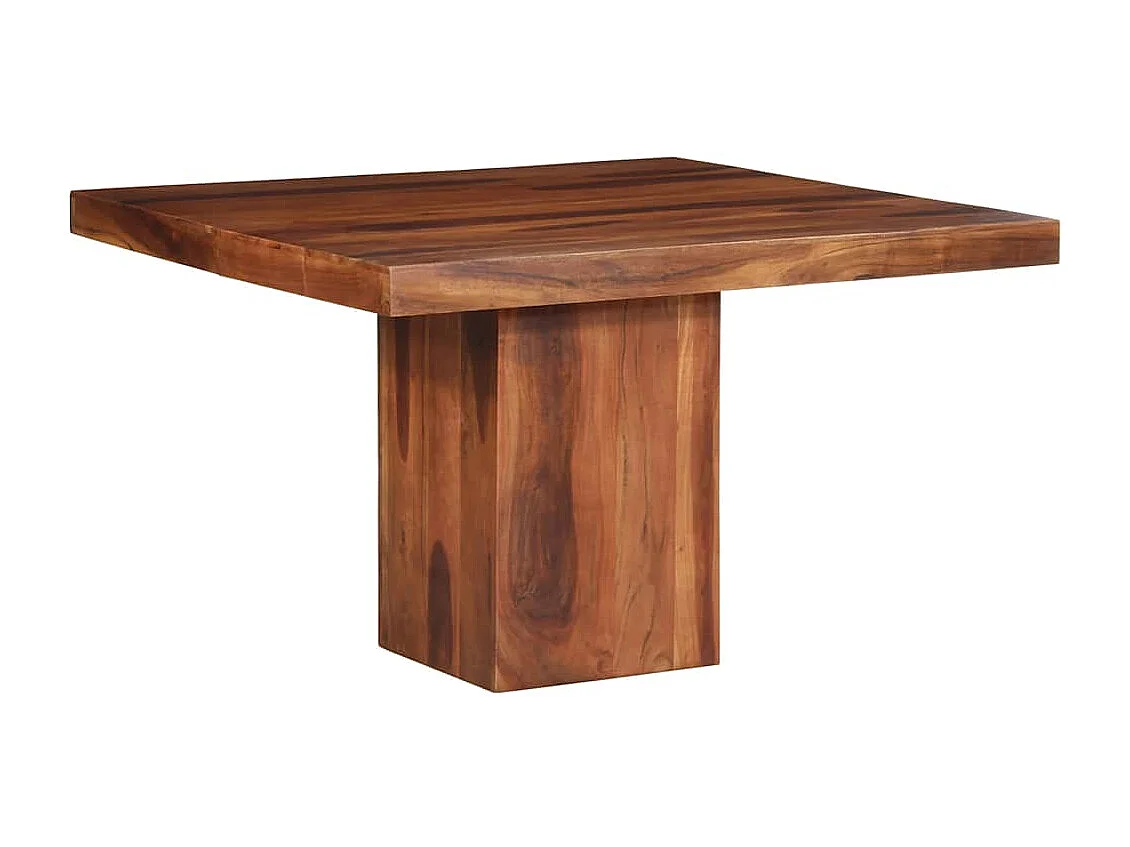 Table à manger 120x120x77 cm bois d'acacia massif
