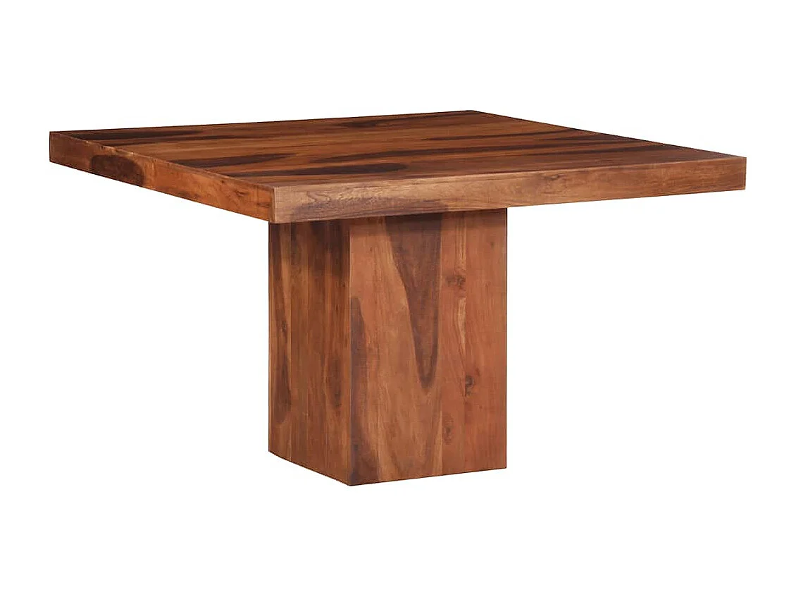 Table à manger 120x120x77 cm bois d'acacia massif