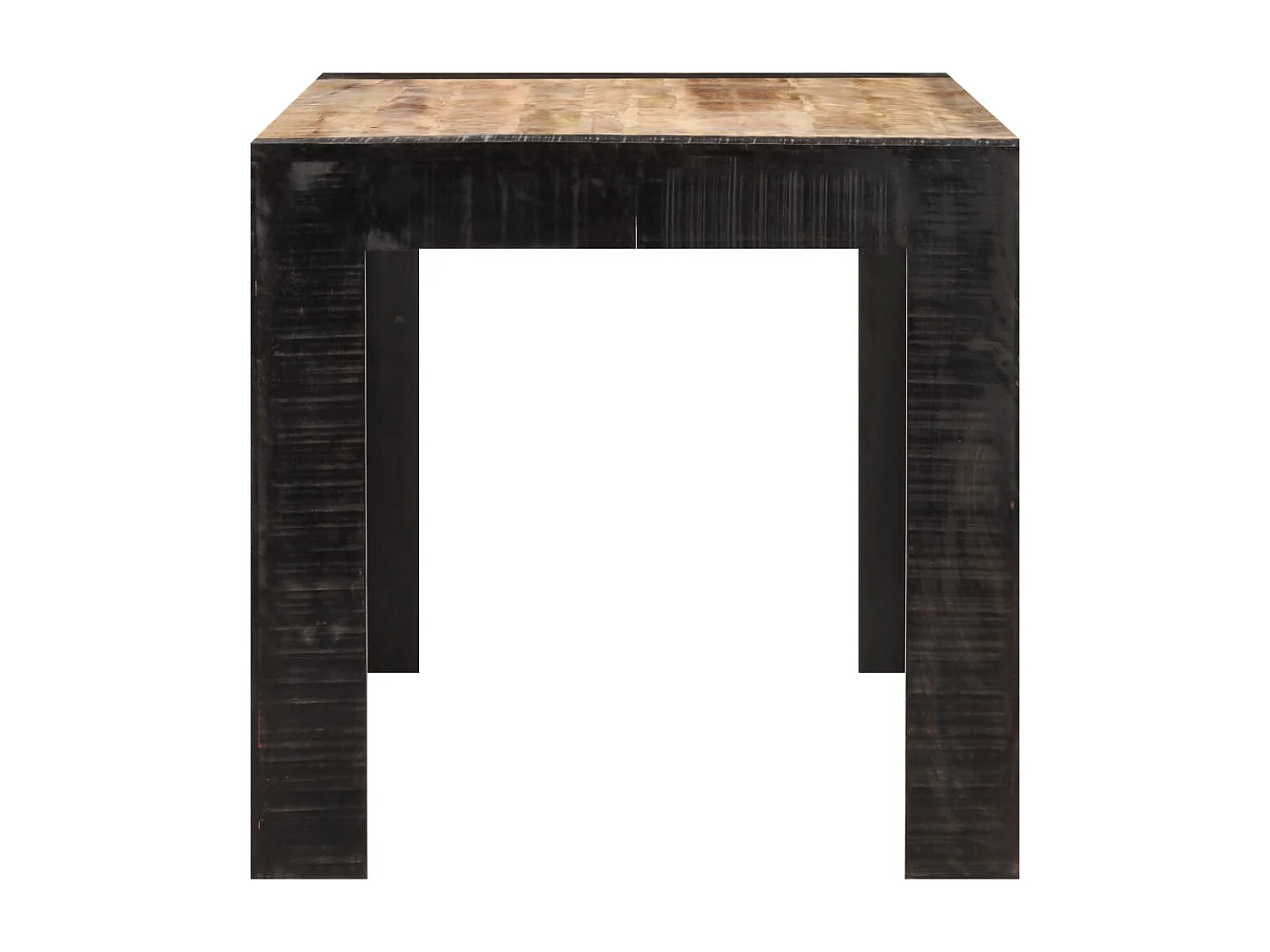 Mesa de comedor de madera maciza de mango 160x80x76 cm