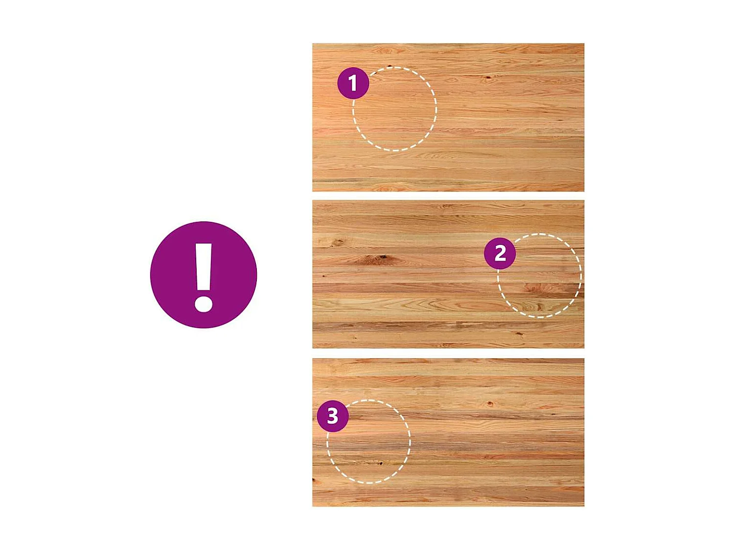 Table à manger marron clair bois de chêne massif rectangulaire