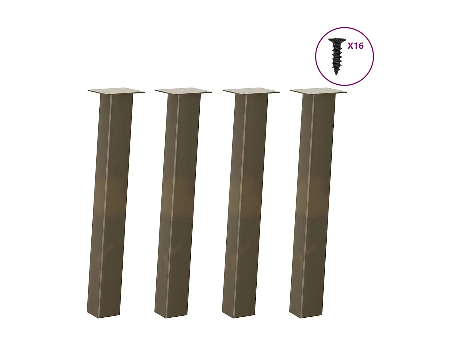 Table à manger marron clair bois de chêne massif rectangulaire