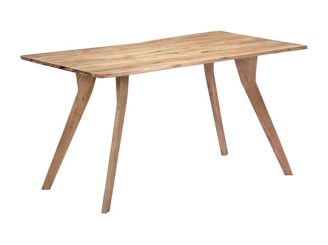 Table de salle à manger 140x80x76 cm Bois d'acacia massif