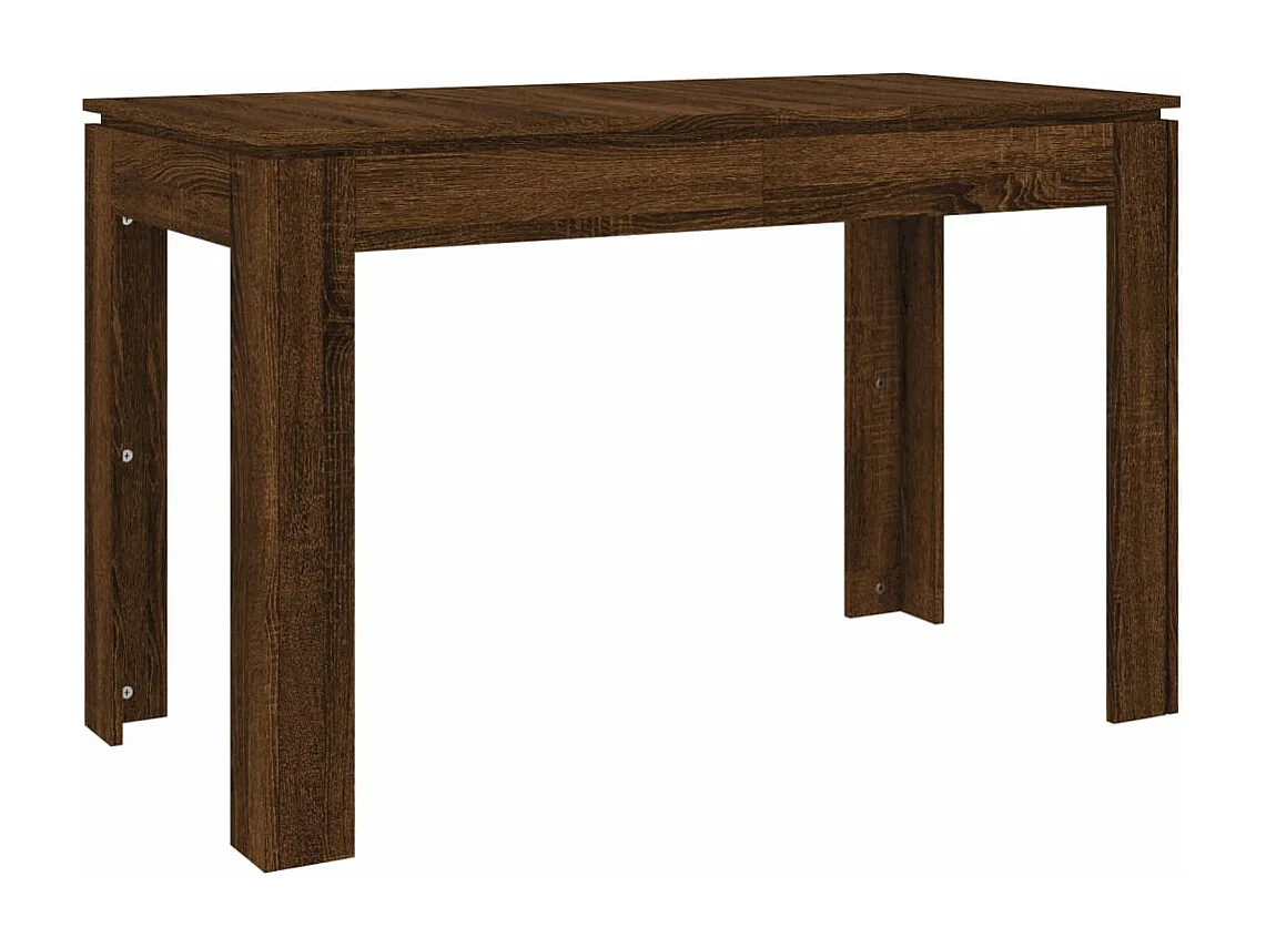Table à manger Chêne marron 120x60x76 cm Bois d'ingénierie