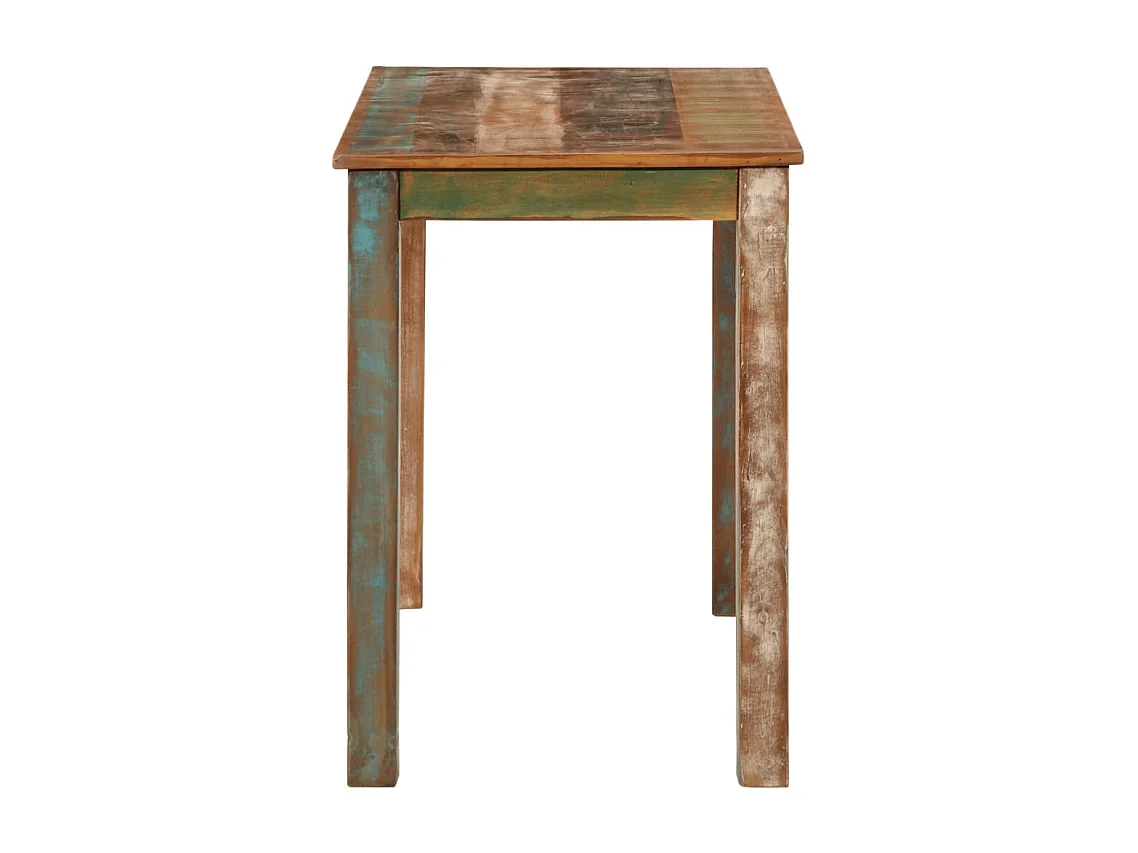 Table de salle à manger 110x55x76cm Bois massif de récupération