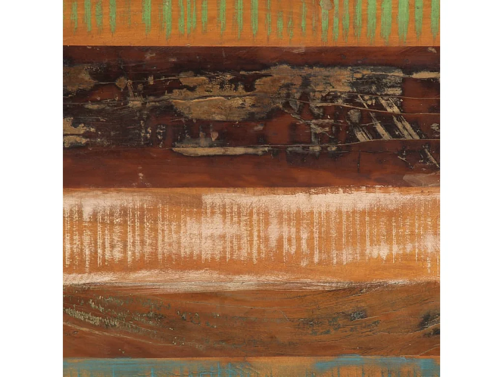 Table de salle à manger 110x55x76cm Bois massif de récupération