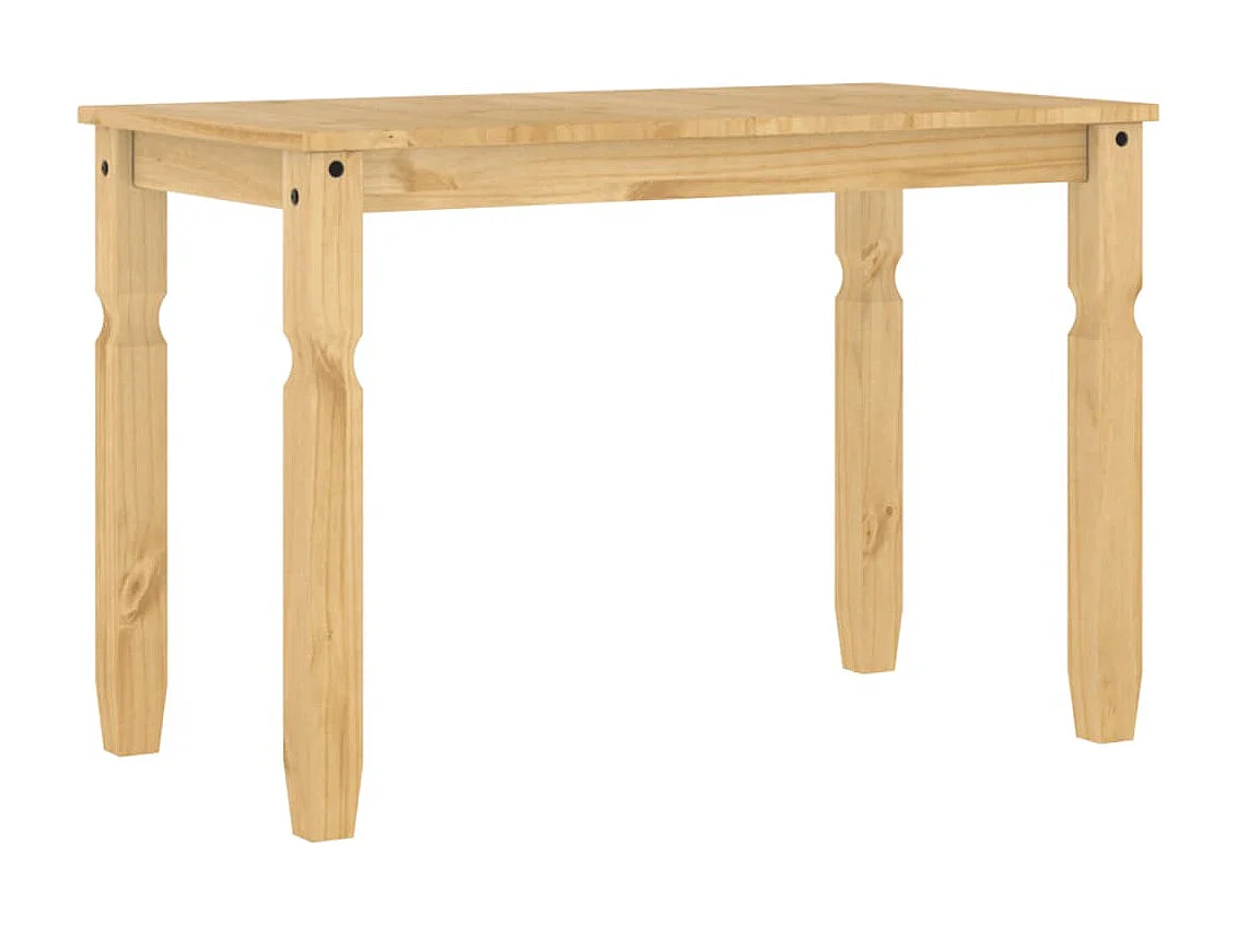 Table à manger Corona 112x60x75 cm bois massif de pin