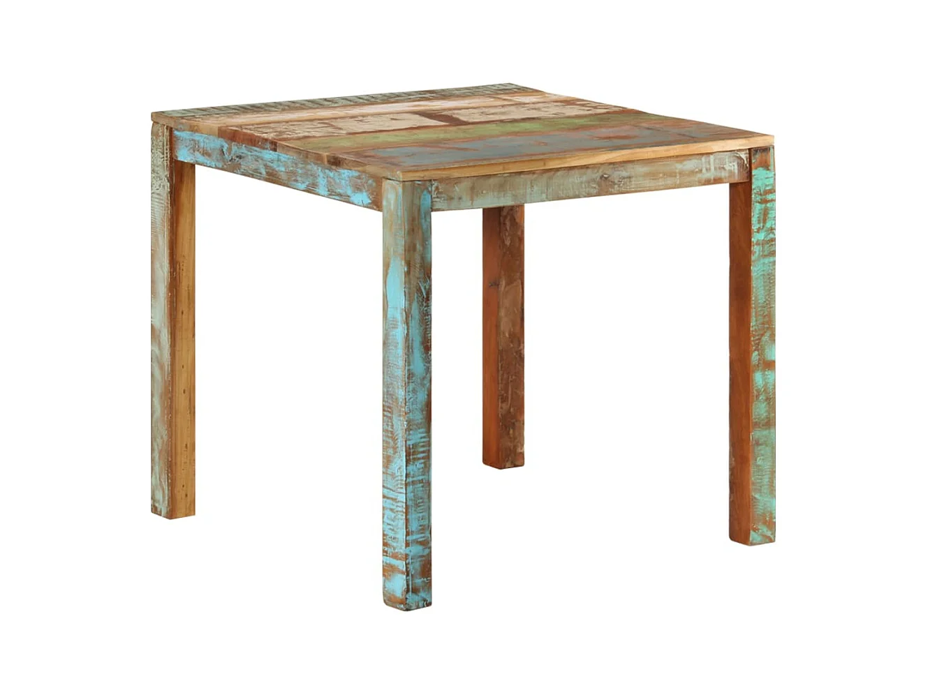 Table de salle à manger 82x80x76 cm Bois de récupération solide