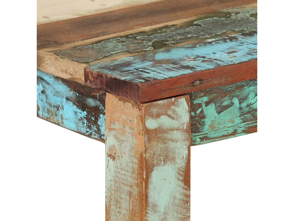 Table de salle à manger 82x80x76 cm Bois de récupération solide