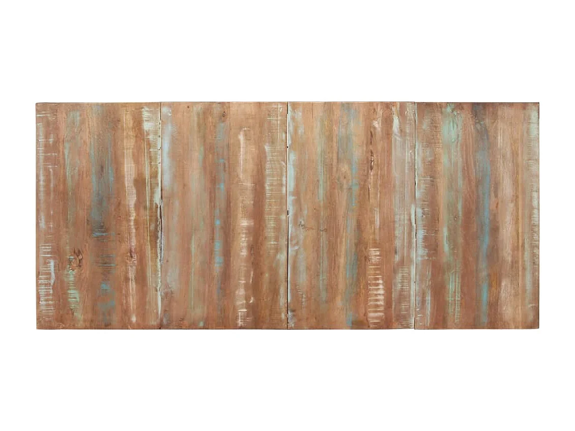 Eettafel 200x90x76 cm massief gerecycled hout