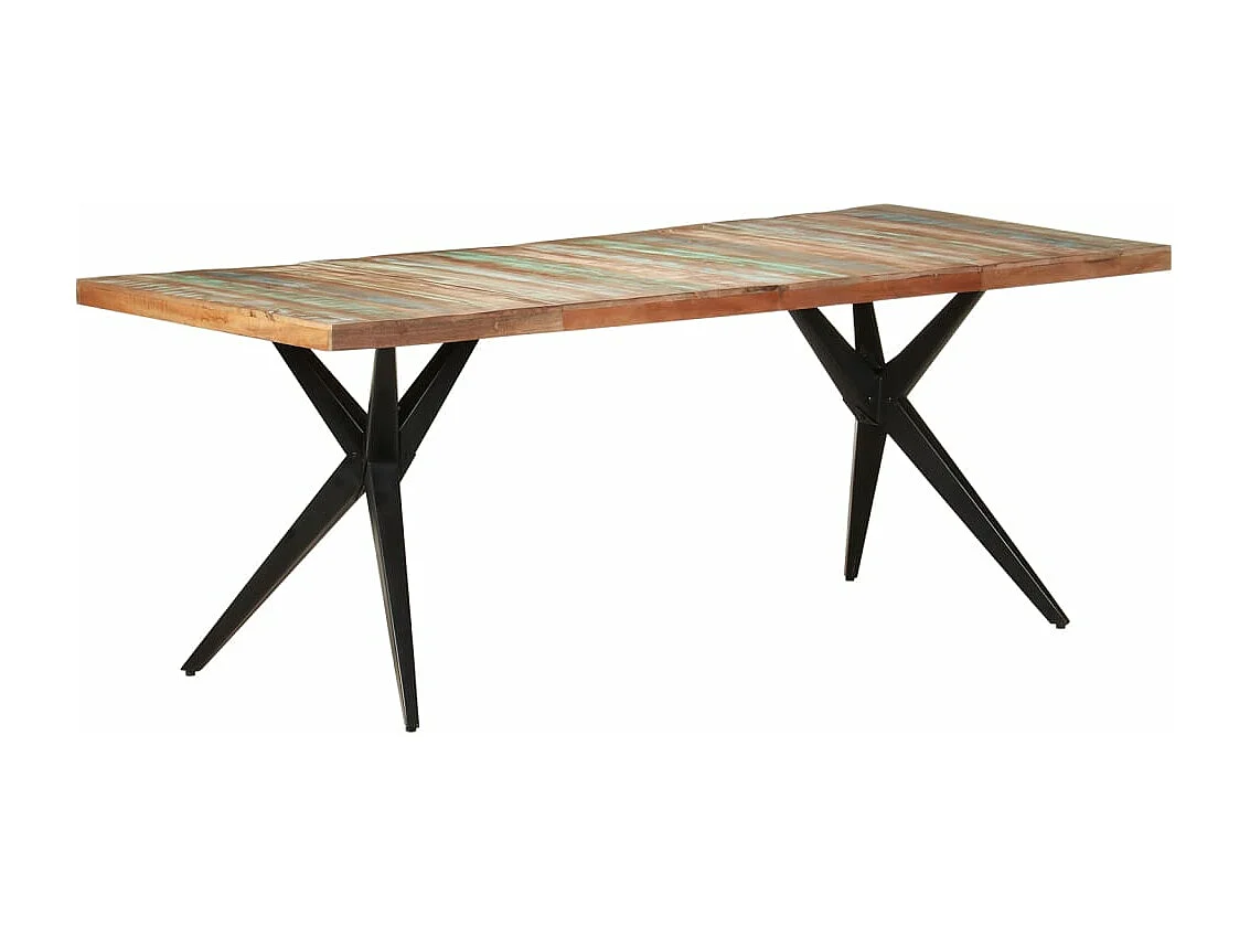 Eettafel 200x90x76 cm massief gerecycled hout