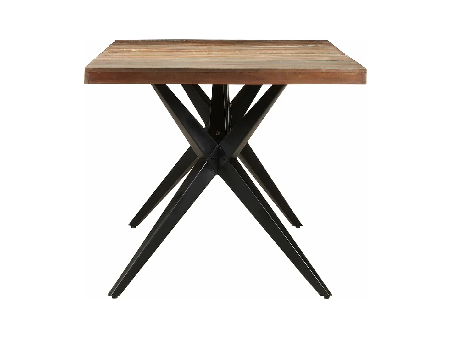 Table de salle à manger 200x90x76cm Bois de récupération solide