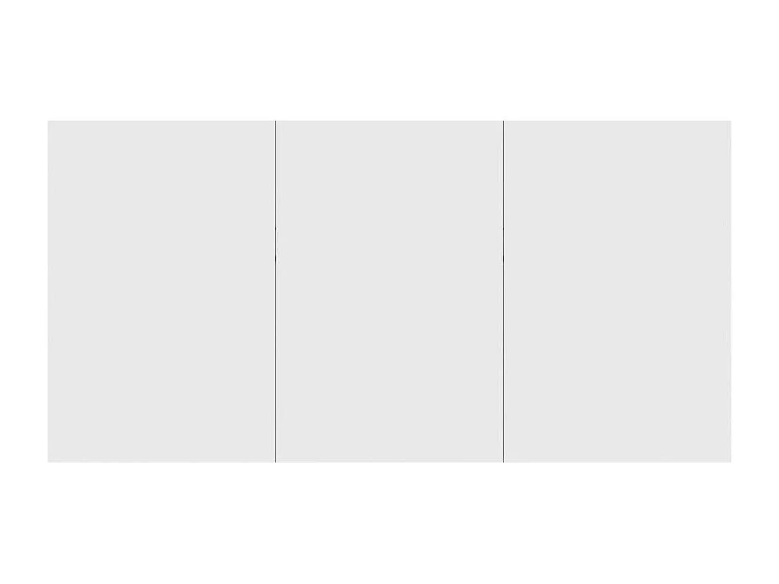 Table de salle à manger Blanc 180 x 90 x 76 cm Aggloméré