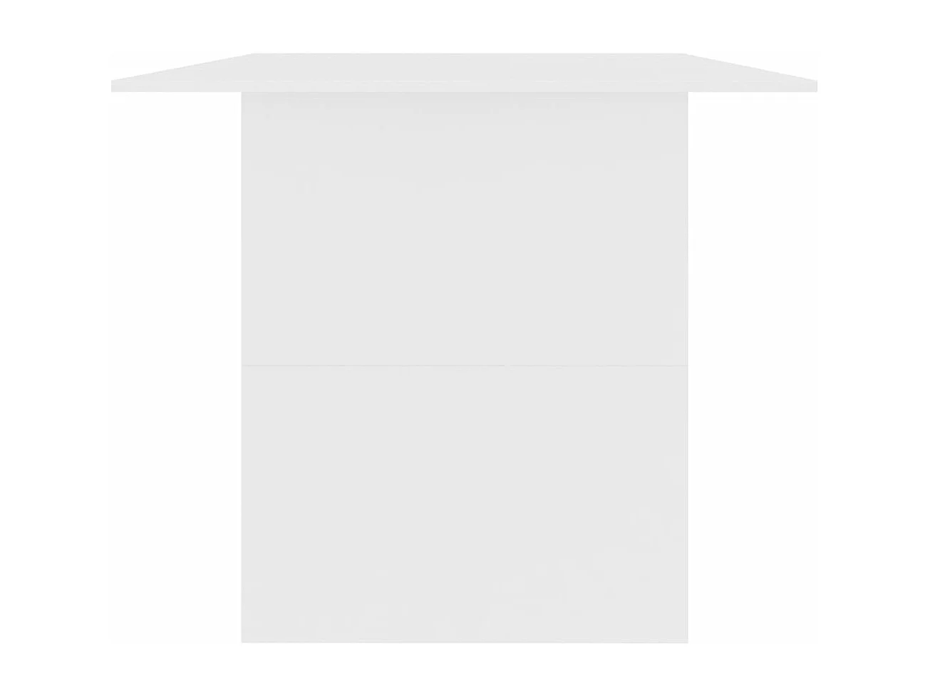 Table de salle à manger Blanc 180 x 90 x 76 cm Aggloméré