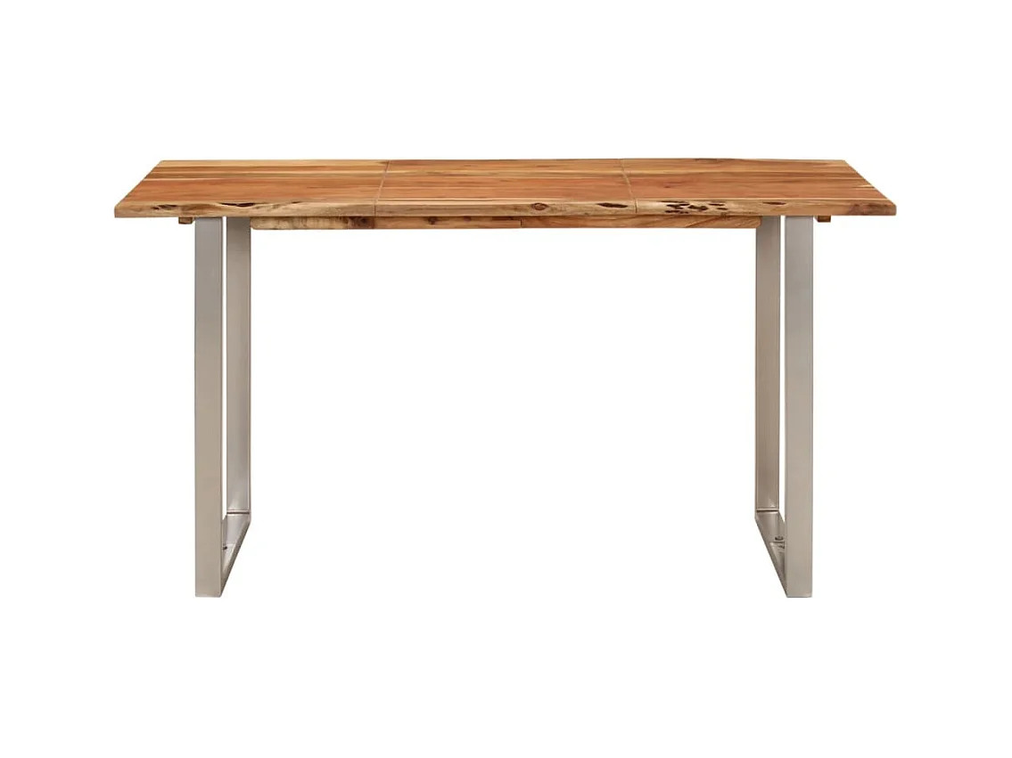 Table de salle à manger 140x70x76 cm Bois d'acacia solide