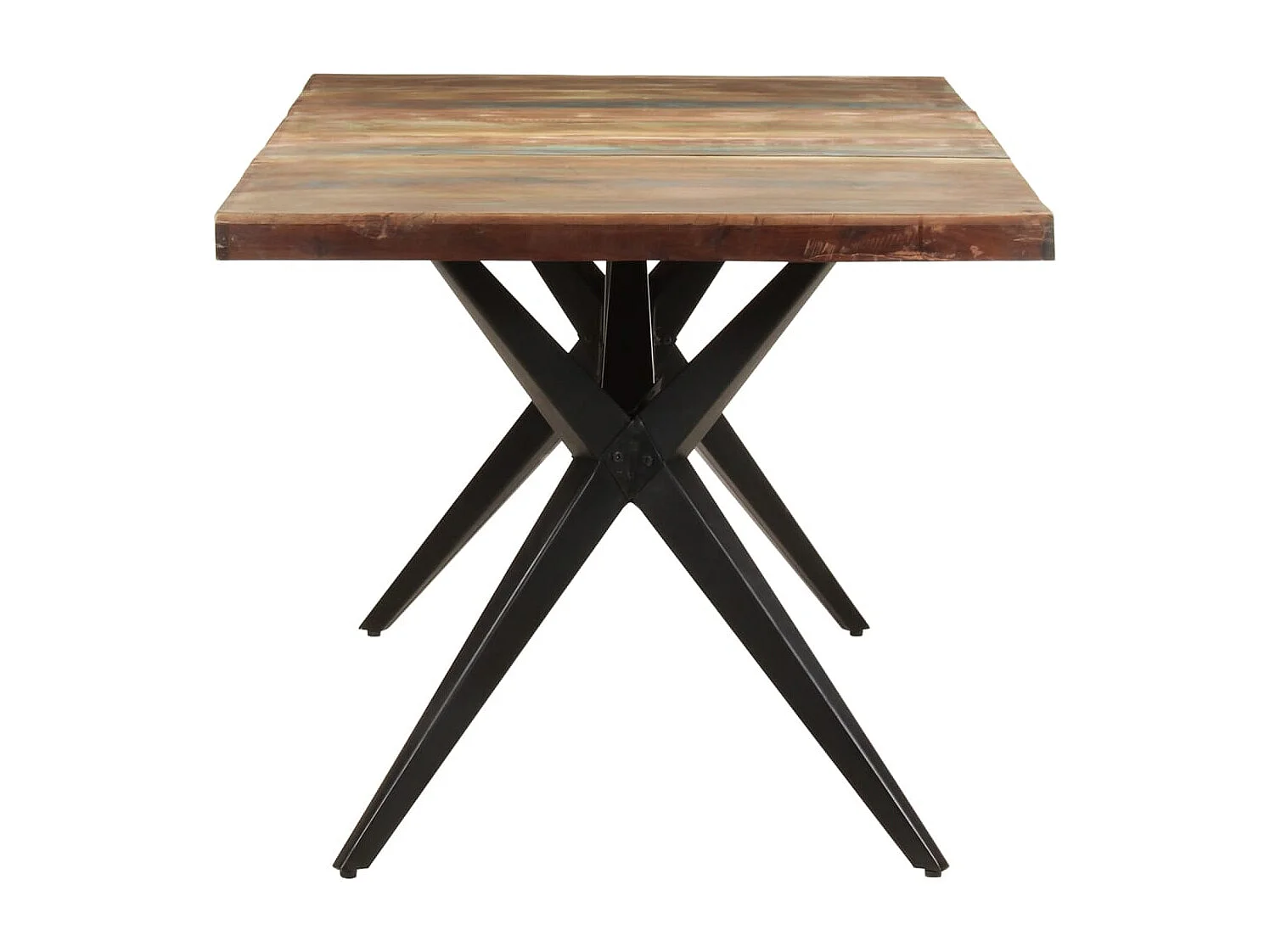 Table de salle à manger 180x90x76cm Bois de récupération solide
