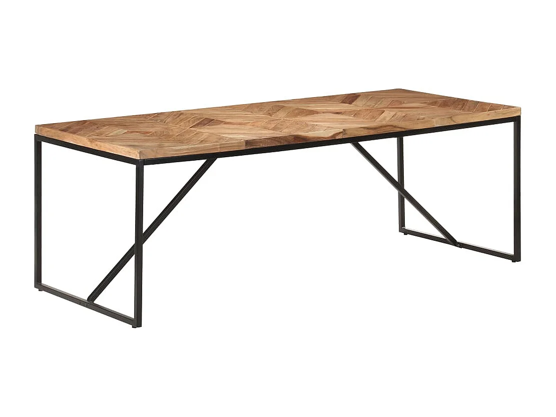 Table à manger 200x90x76 cm Bois massif d'acacia et de manguier