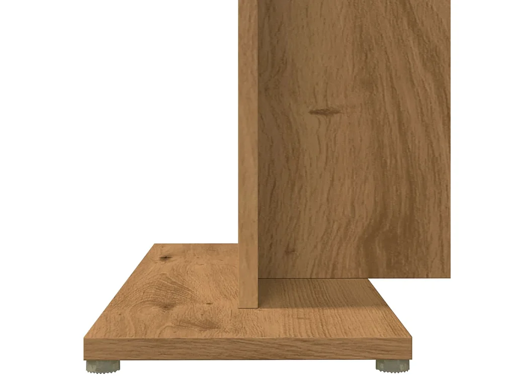 Table à manger chêne artisanal 110 x 60 x 75 cm bois ingénierie