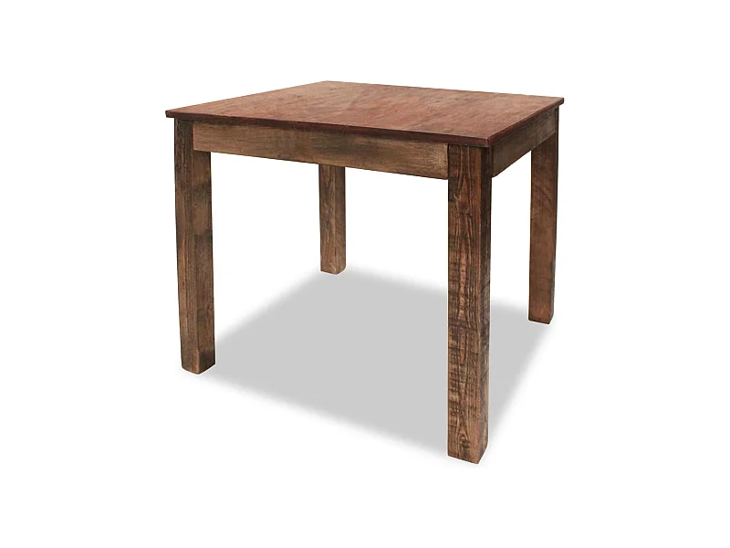Table de salle à manger Bois de récupération massif 82x80x76 cm