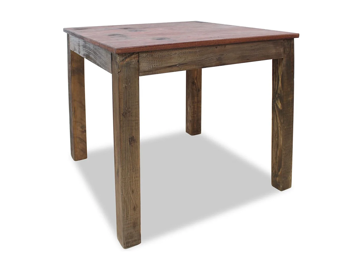 Table de salle à manger Bois de récupération massif 82x80x76 cm