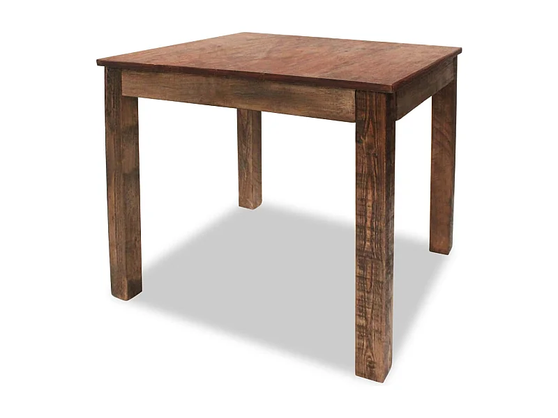 Table de salle à manger Bois de récupération massif 82x80x76 cm