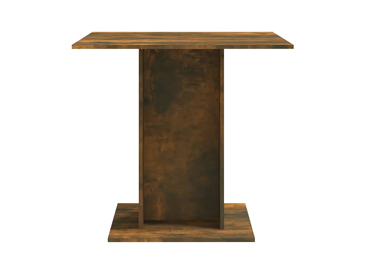 Table à manger Chêne fumé 80x80x75 cm Bois d'ingénierie