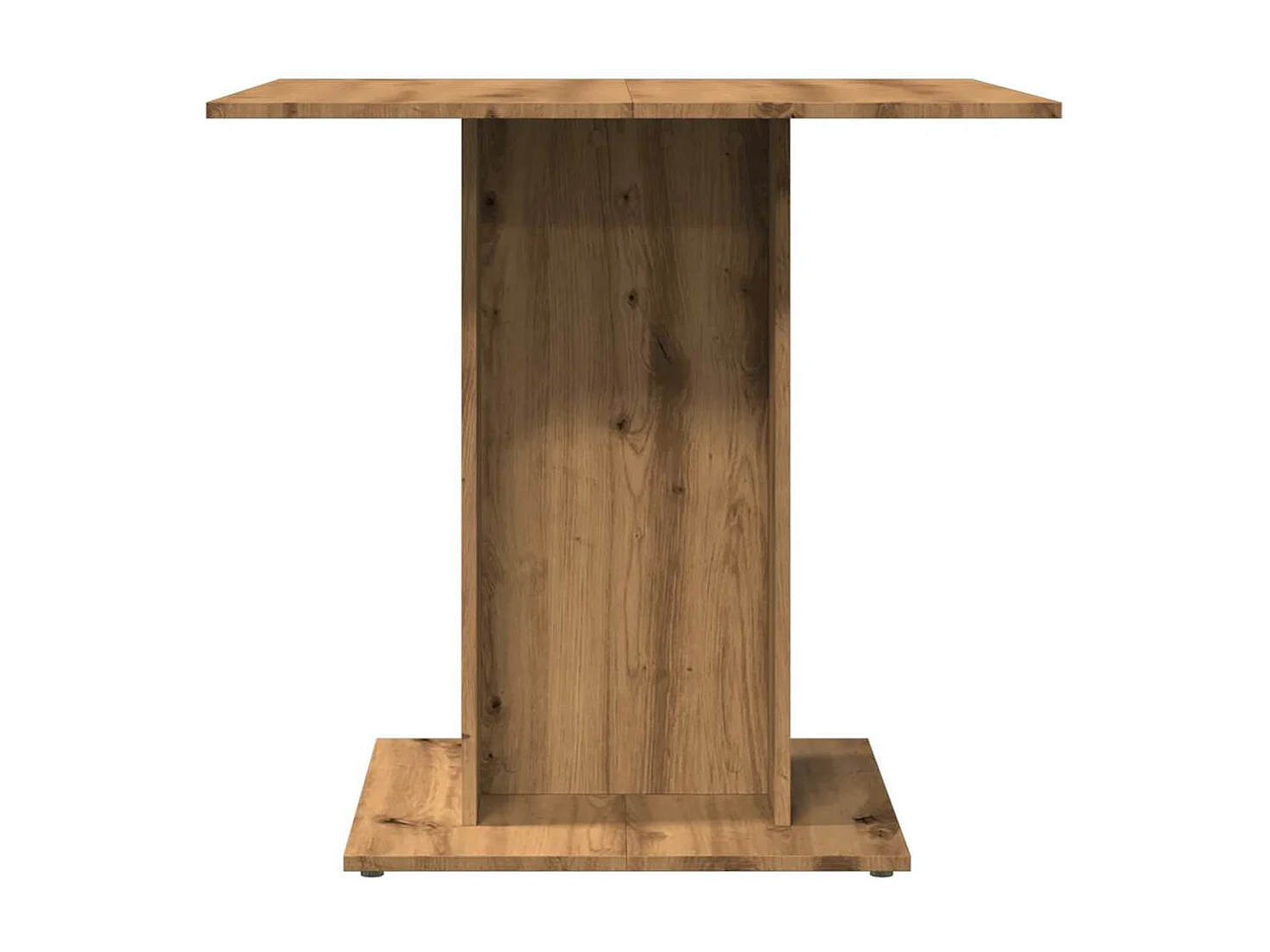 Mesa de comedor madera de ingeniería roble artisan 80x80x75 cm