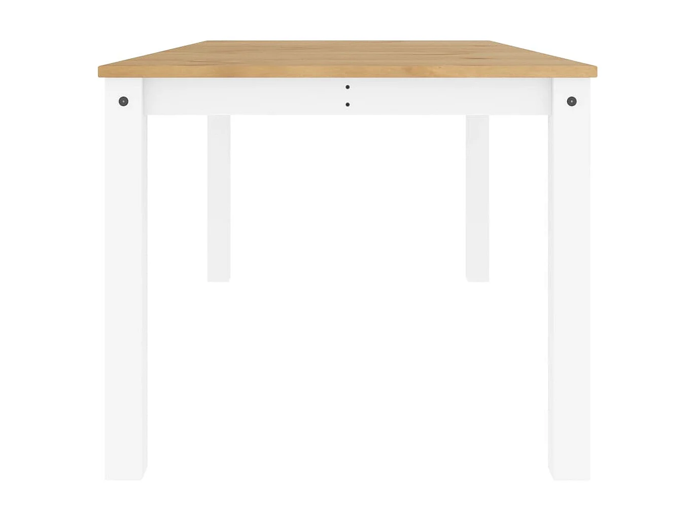 Mesa de comedor Panama madera maciza pino blanco 180x90x75 cm