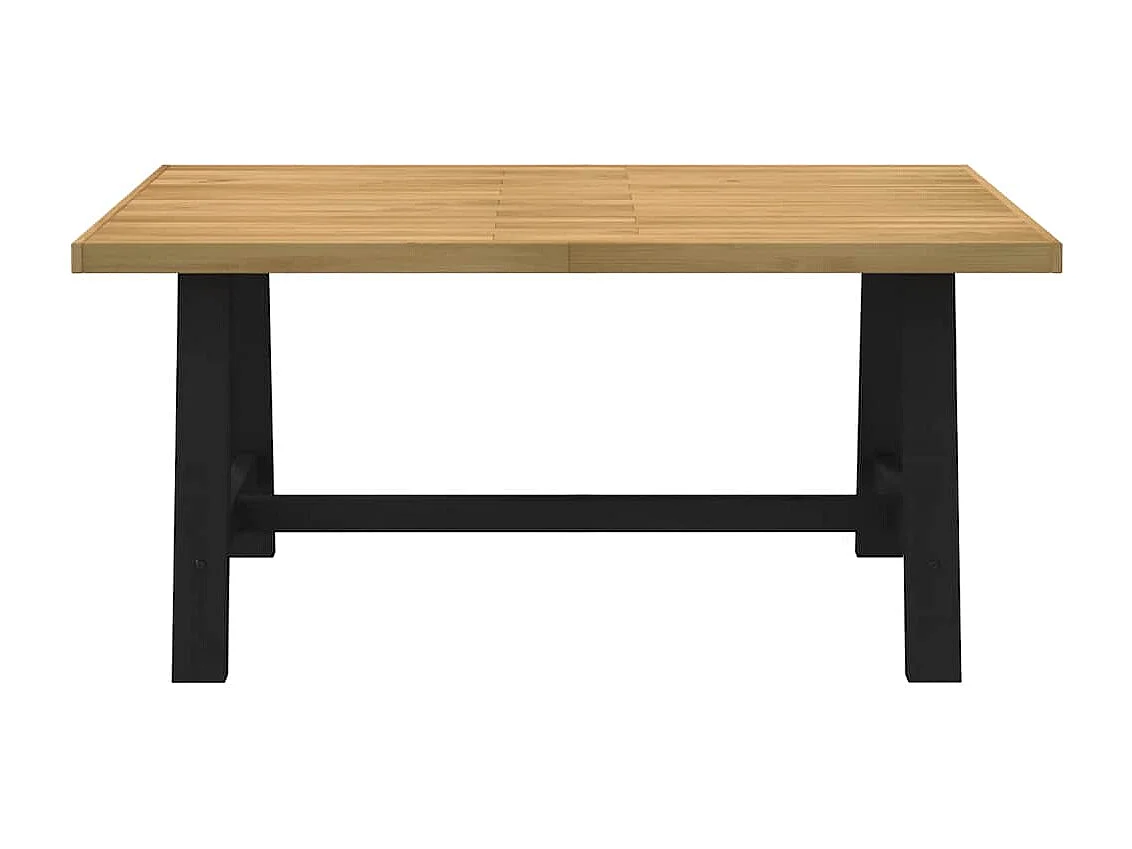 Table à manger NOAIN pieds en forme de A 160x90x75cm massif pin