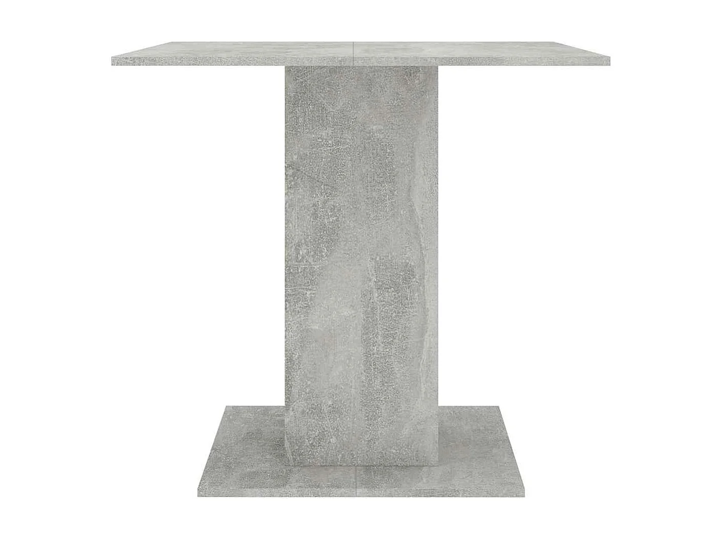 Table de salle à manger Gris béton 80 x 80 x 75 cm Aggloméré