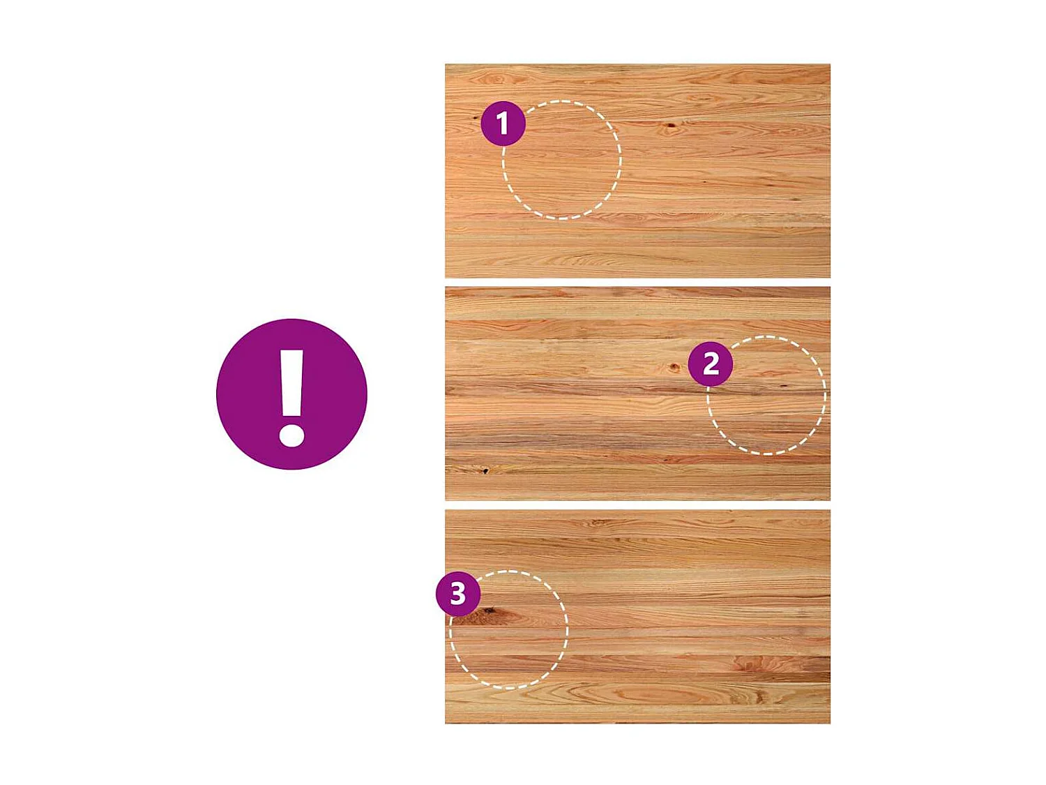 Table à manger marron clair bois de chêne massif rectangulaire