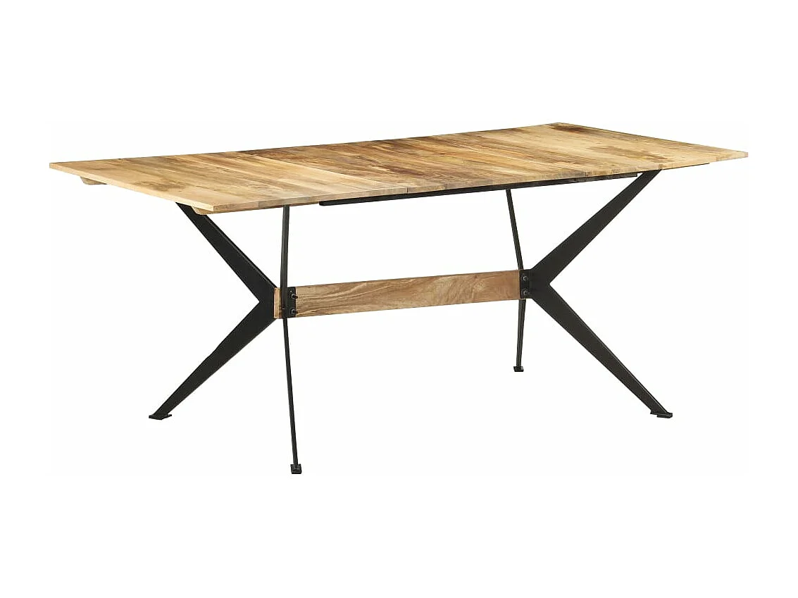 Table de salle à manger 180x90x76 cm Bois de manguier massif