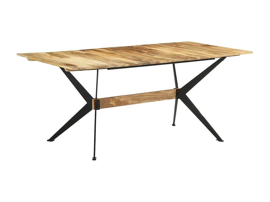 Table de salle à manger 180x90x76 cm Bois de manguier massif