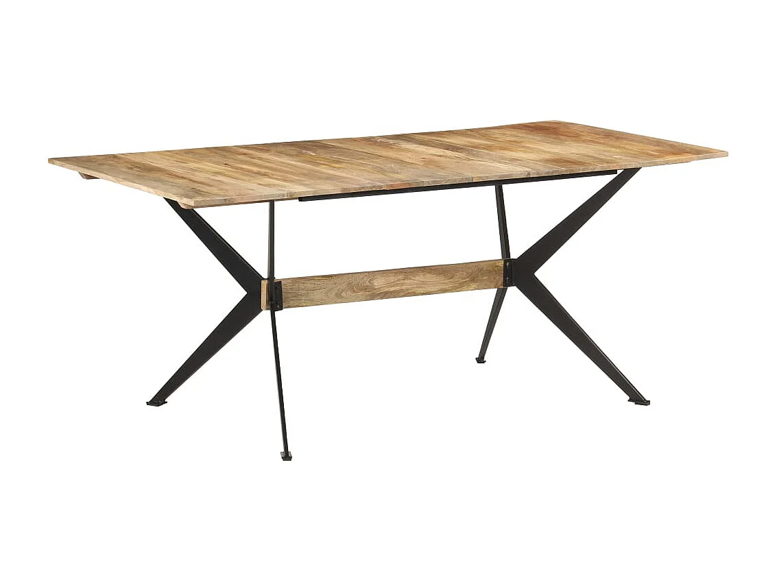 Table de salle à manger 180x90x76 cm Bois de manguier massif