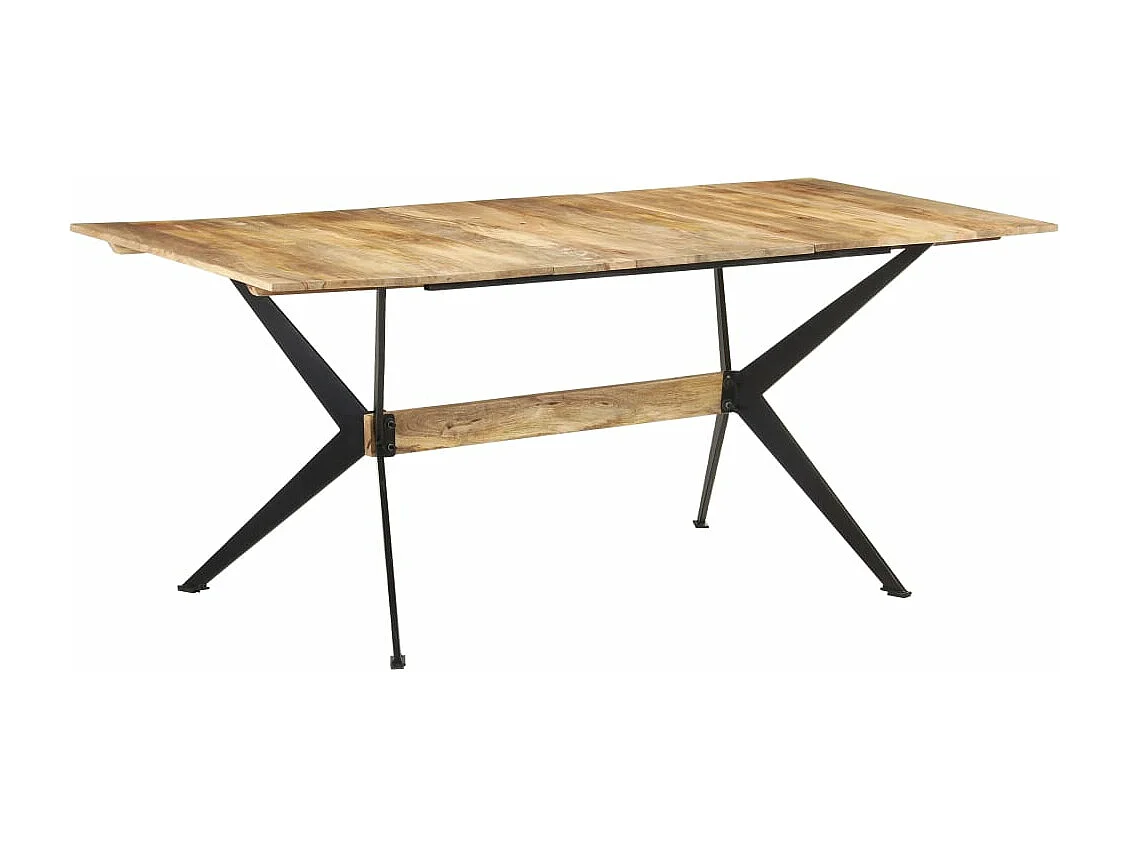 Table de salle à manger 180x90x76 cm Bois de manguier massif