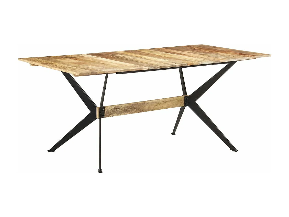 Table de salle à manger 180x90x76 cm Bois de manguier massif
