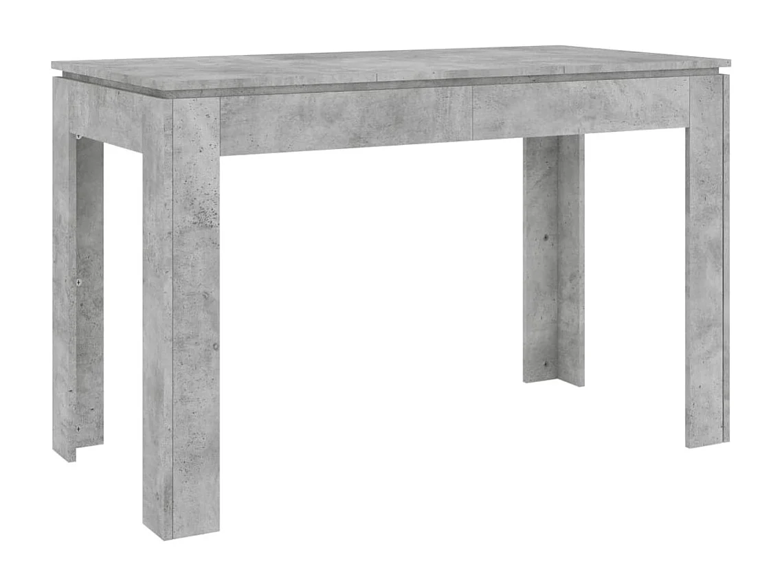 Table de salle à manger Gris béton 120 x 60 x 76 cm Aggloméré