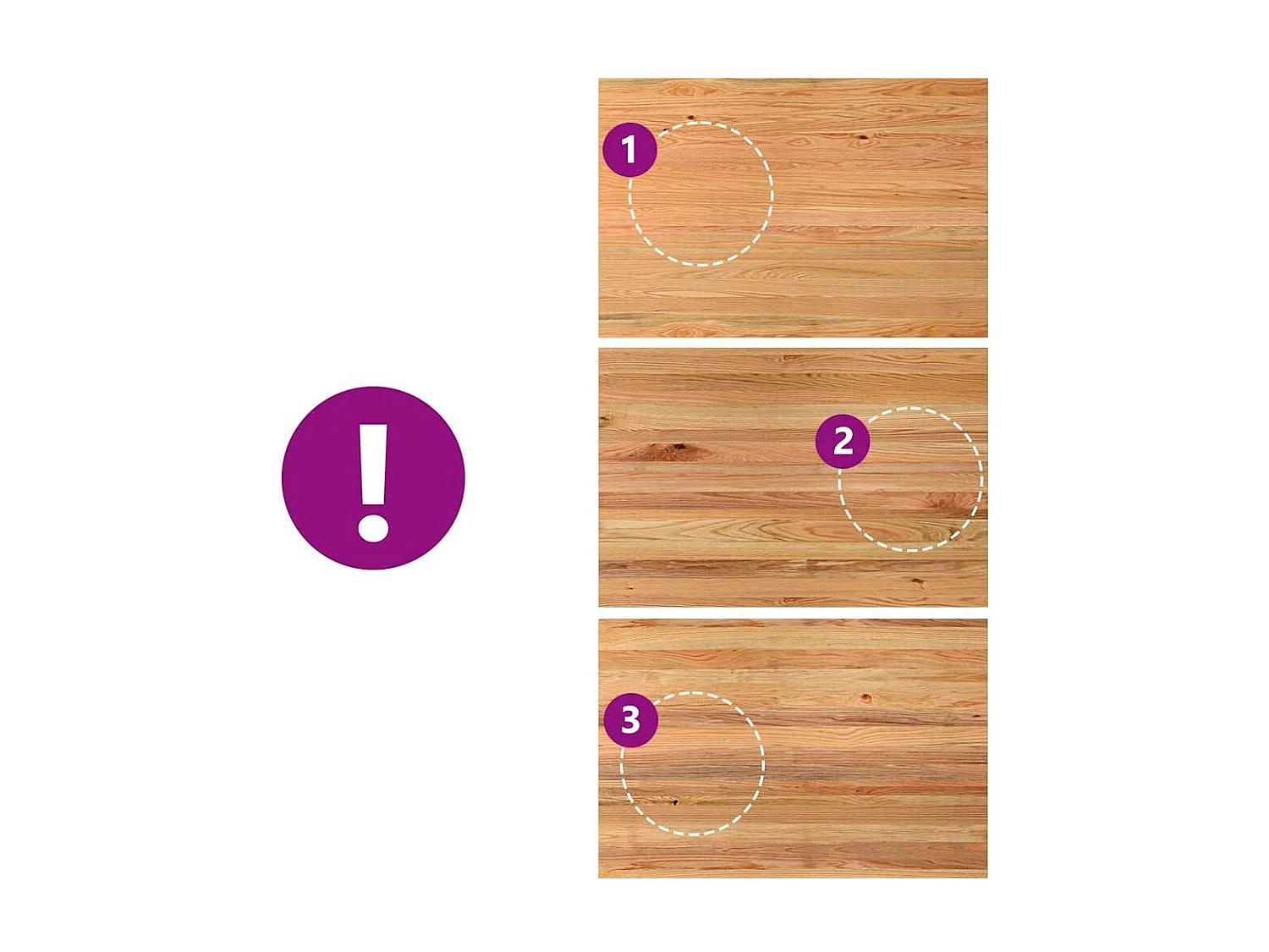 Table à manger marron clair bois de chêne massif rectangulaire