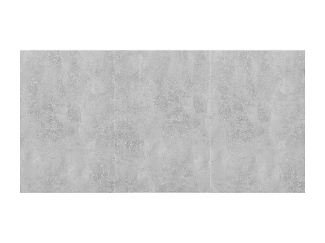 Table de salle à manger Gris béton 180x90x76 cm Aggloméré