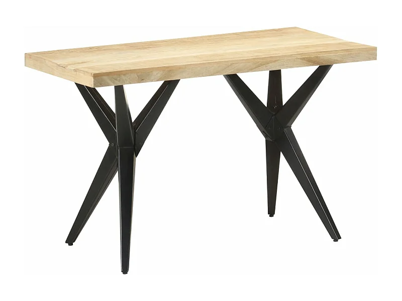 Table de salle à manger 120x60x76 cm Bois solide de manguier