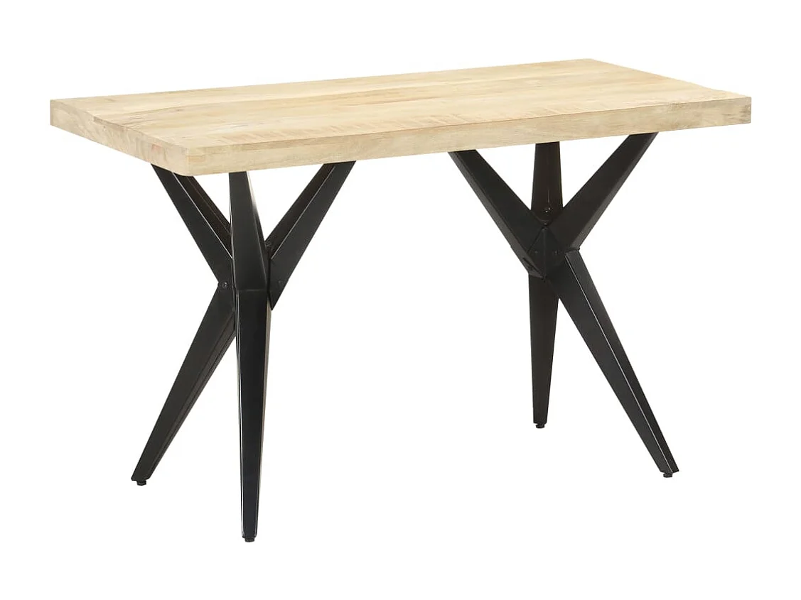 Table de salle à manger 120x60x76 cm Bois solide de manguier